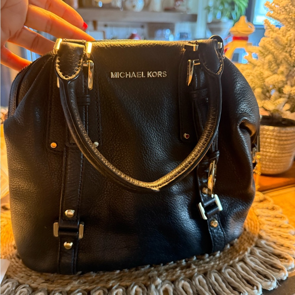 Michael Kors Black Satchel Bag